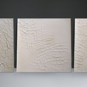 Carreau Faux Relief Émaillé Décor Minimaliste Maison Blanc