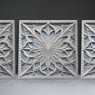 Carreau Faux relief floral carrelage marocain accent de dé