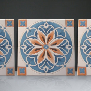 Carreau Faux relief floral carrelage marocain accent de dé