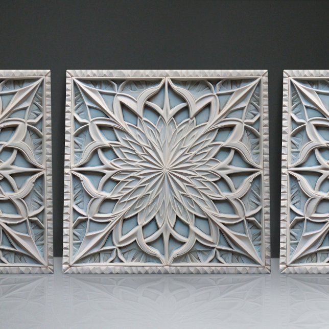 Carreau Faux Relief Floral Carrelage marocain Accueil Déco (Créateur téléchargé)