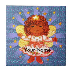 Carreau Fée fille Afro