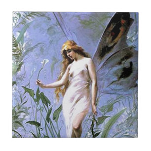 Carreau Fée vintage de lis