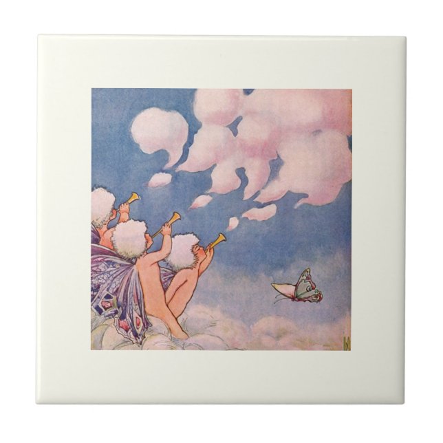 Carreau Fées des Nuages Créant des Nuages (Devant)