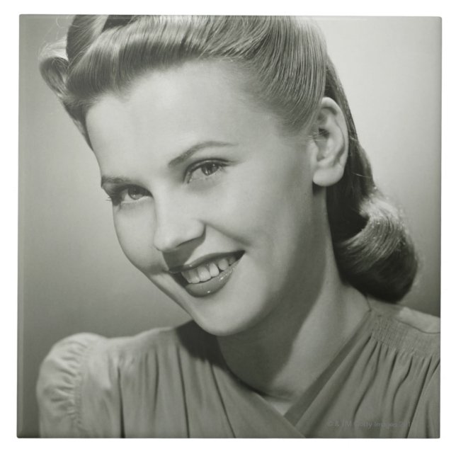 Carreau Femme 2 de sourire (Devant)