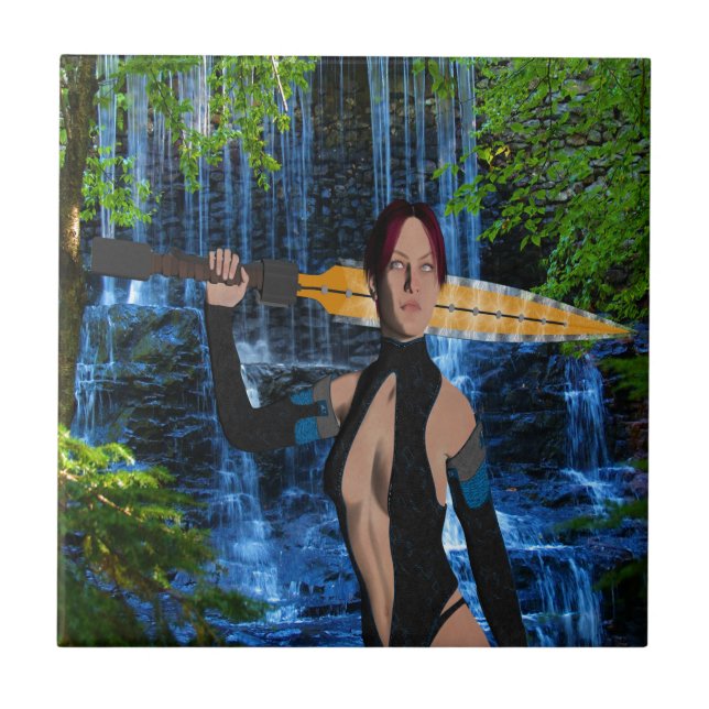 Carreau Femme amazonienne (Devant)