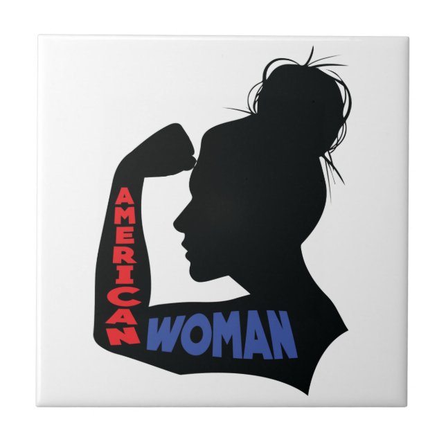 Carreau Femme américaine (Devant)