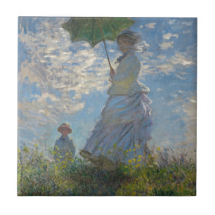 Carreau Femme de Claude Monet avec un parasol 1875