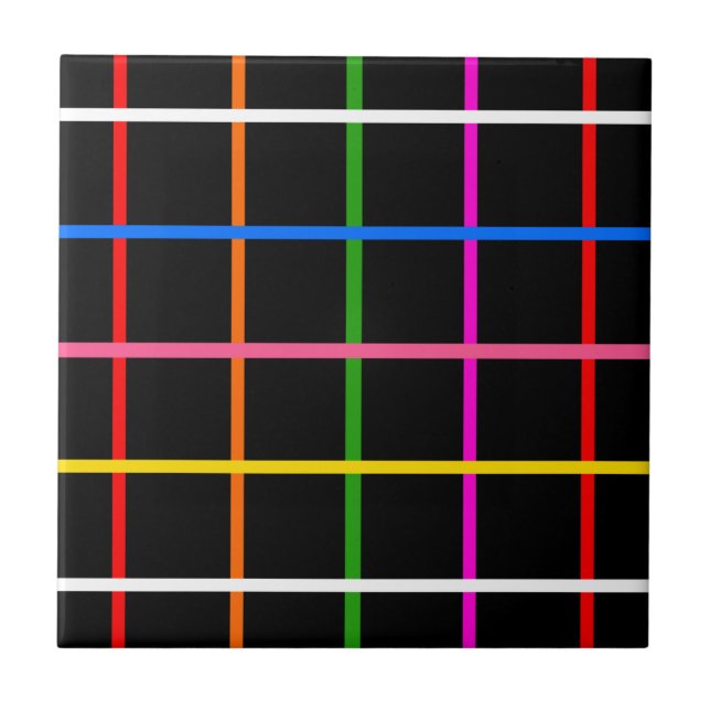 Carreau Fenêtre couleur Arrière - plan noir Conception pré (Devant)