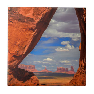 Carreau Fenêtre de roche sur Monument Valley, AZ