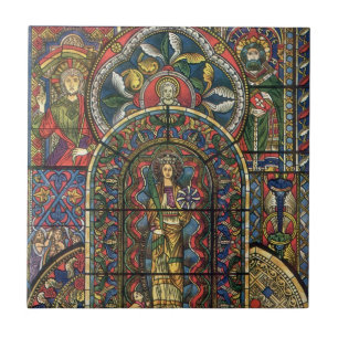 Carreau Fenêtre en verre de l'église, architecture Vintage