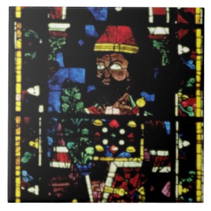 Carreau Fenêtres du nord de transept ; s'est levé dépei