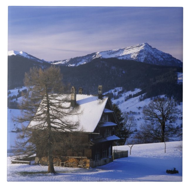 Carreau Ferme et mont Rigi et Pilatus, (Devant)