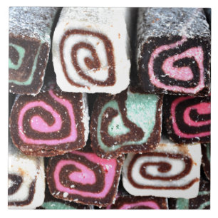 Carreau Festins de petit pain de noix de coco