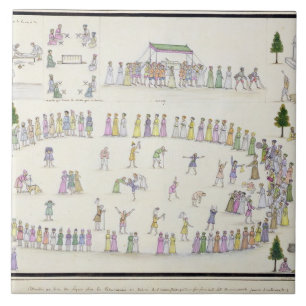 Carreau Festivals musulmans comprenant la fin de Ramadan