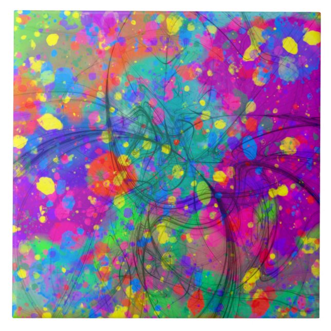 Carreau Fête colorée (Devant)