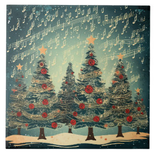 Carreau Fête de la forêt de Noël