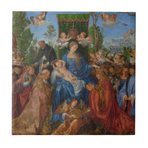 Carreau Fête des Garlands Roses, 1506 (huile sur bois)