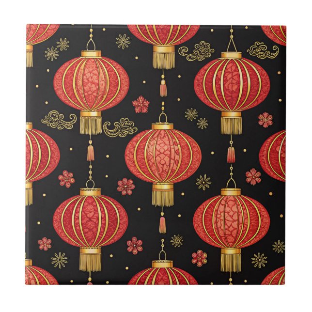 Carreau Fête des lanternes chinoise (3) (Devant)