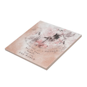 Carreau Fête des mères florales Vintages et modernes