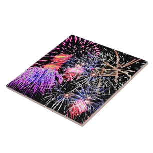 Carreau Feu d'artifice