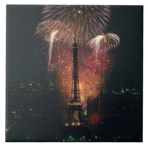 Carreau Feu d'artifice, Tour Eiffel, Paris, France