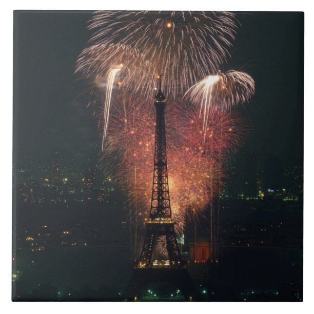Carreau Feu d'artifice, Tour Eiffel, Paris, France (Devant)
