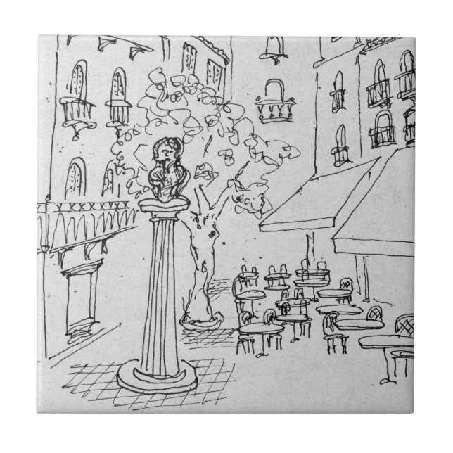 Carreau Feu de Frédéric Mistral| Avignon, France (Devant)