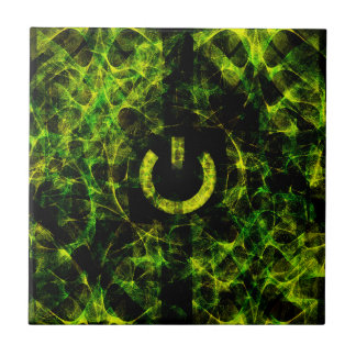 Carreau Feu néon vert