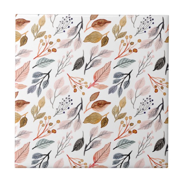 Carreau feuille d'arbre (Devant)