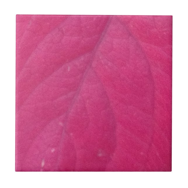 Carreau Feuille d'automne pourpre (Devant)