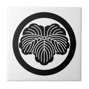 Carreau Feuille de lierre en cercle