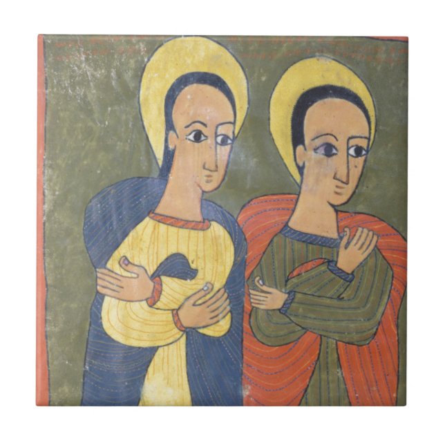 Carreau Feuille des évangiles de Gunda Gunde (Devant)