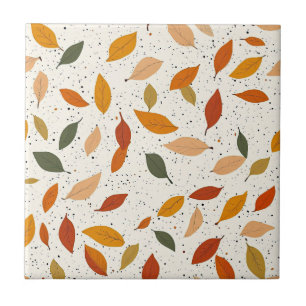 Carreau Feuille inspirée de la nature rustique - Art botan