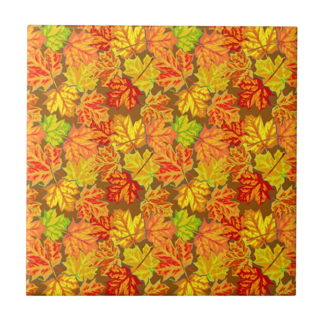 Carreau Feuilles d'automne (Devant)