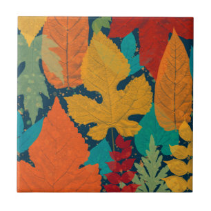Carreau Feuilles d'automne