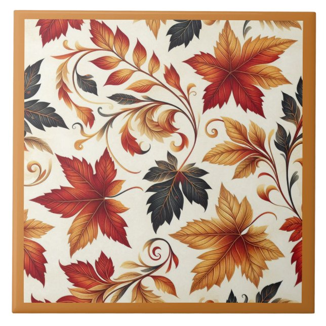 Carreau Feuilles d'automne (Devant)