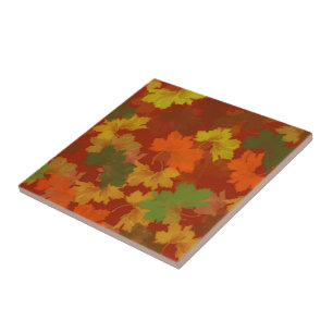 Carreau Feuilles d'automne Action de grâce
