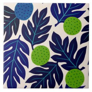 Carreau Feuilles de jungle tropicale