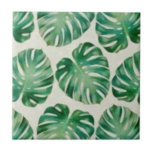 Carreau feuilles de Monstera
