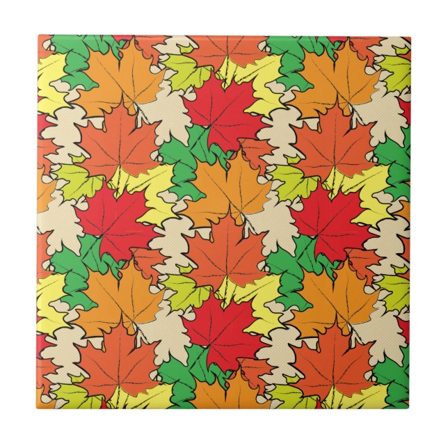 Carreau Feuilles d'érable I (Devant)