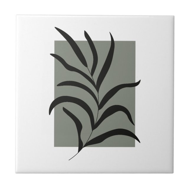 Carreau Feuilles minimalistes  (Devant)