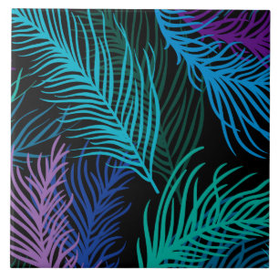 Carreau Feuilles multicolores Palm