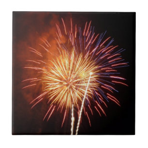 Carreau Feux d'artifice Rouges, Blancs et Bleus I Patrioti