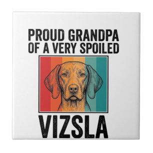 Carreau Fier grand-père Vizsla conception vintage amateur