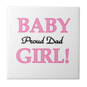 Carreau Fier Papa Bébé Fille Cadeaux