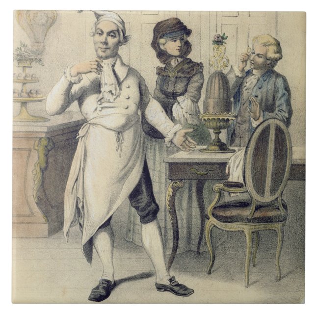 Carreau Fierté dans la cuisine, d'une série de depi (Devant)