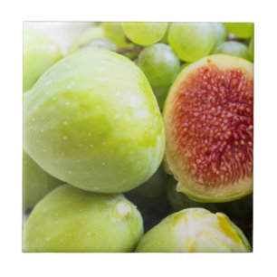 Carreau Figues fraîches et raisins