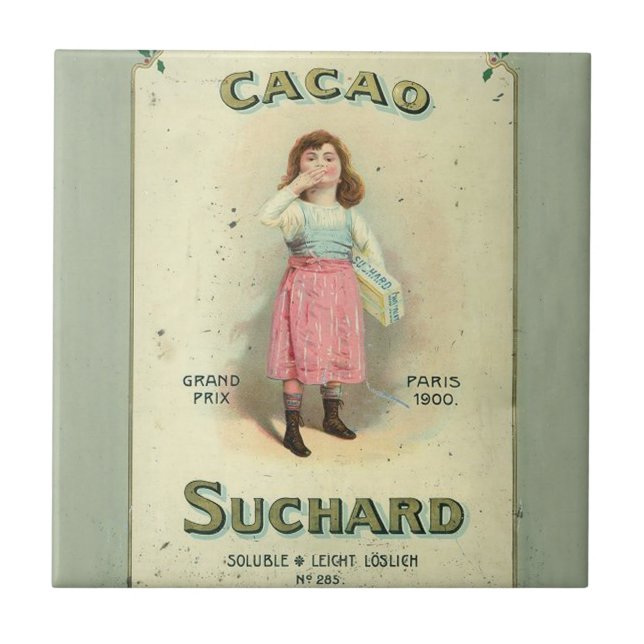 Carreau Fille au Baiser de Chocolat Victorien Sugar (Devant)