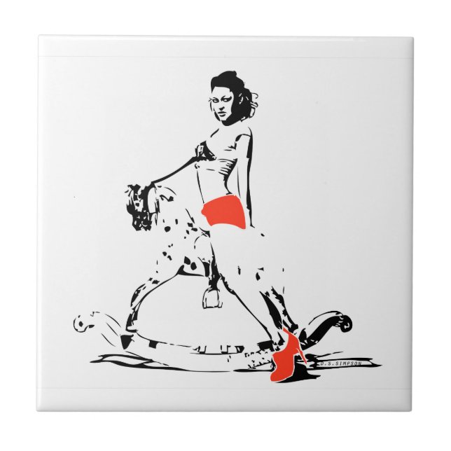 CARREAU FILLE DE CHEVAL DE BASCULAGE ! (Devant)