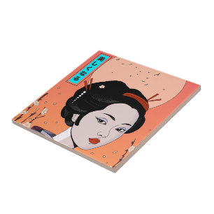 Carreau Fille de geisha Sois belle